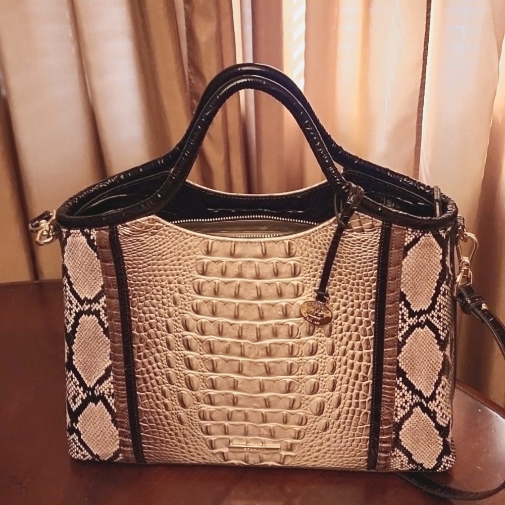 Leather BRAHMIN Satchel